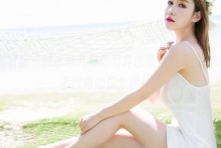MiStar魅妍社 – 韩冰冰儿野外写真合集：十足的山水画卷，却不敌她的那个眼神。